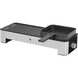 Foto van Wmf 0415170011 tafelgrill elektrisch met handmatige temperatuursinstelling zwart, zilver