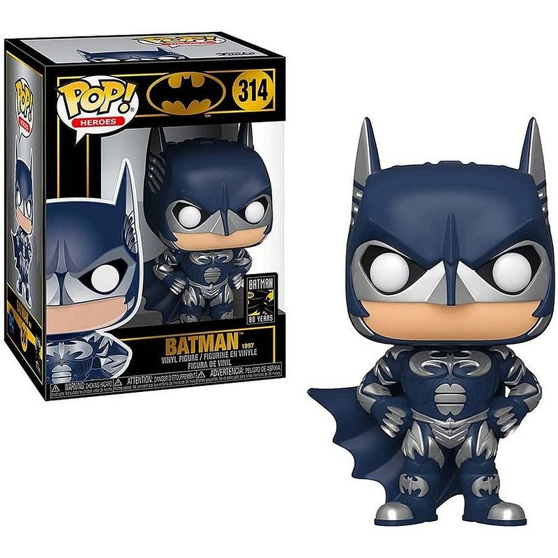 Foto van Verzamelfiguur funko pop! dc batman 80th anniversary: batman nº314