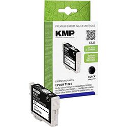 Foto van Kmp inkt vervangt epson t1281 compatibel zwart e121 1616,0001