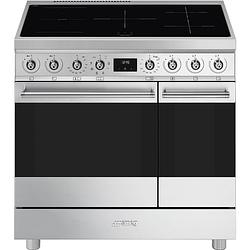 Foto van Smeg c92imx2 inductie fornuis rvs