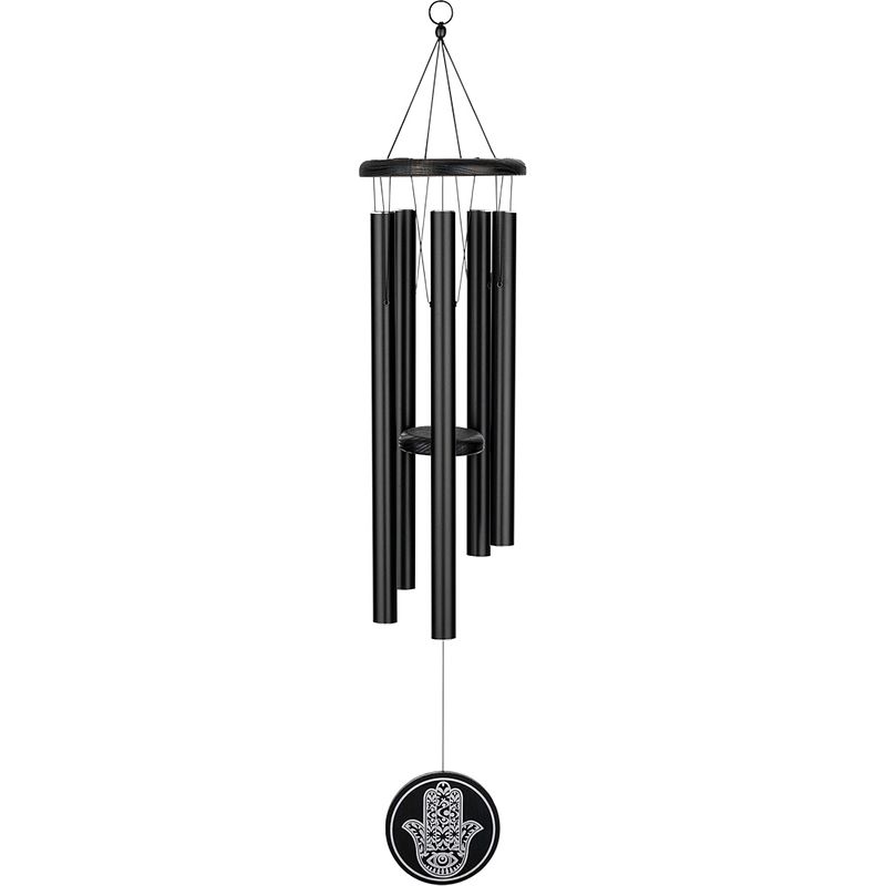 Foto van Meinl hmc36bk meditation chime hamsa windchime met 5 staafjes