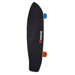Foto van Move skateboard cruiser 76 cm hout/aluminium zwart