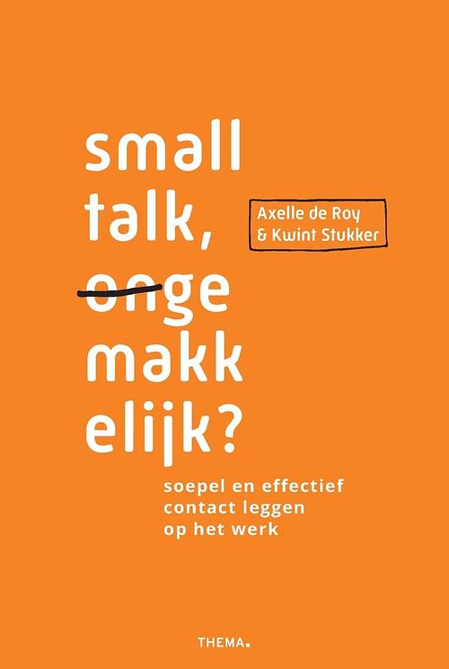 Foto van Smalltalk ongemakkelijk? - axelle de roy, kwint stukker - ebook