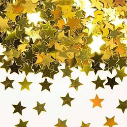 Foto van Gouden sterretjes confetti versiering van 42 gram - confetti
