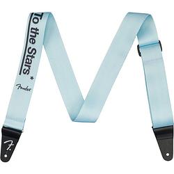 Foto van Fender tom delonge to the stars strap daphne blue gitaarband