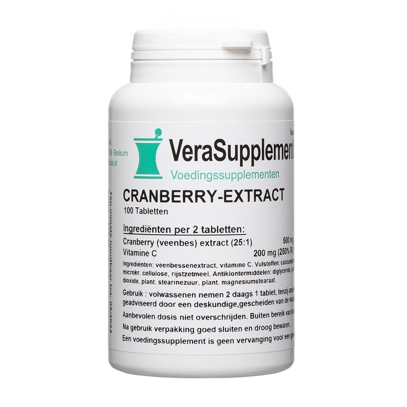 Foto van Verasupplements cranberry extract tabletten