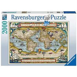 Foto van Ravensburger puzzel de wereld rond 2000st