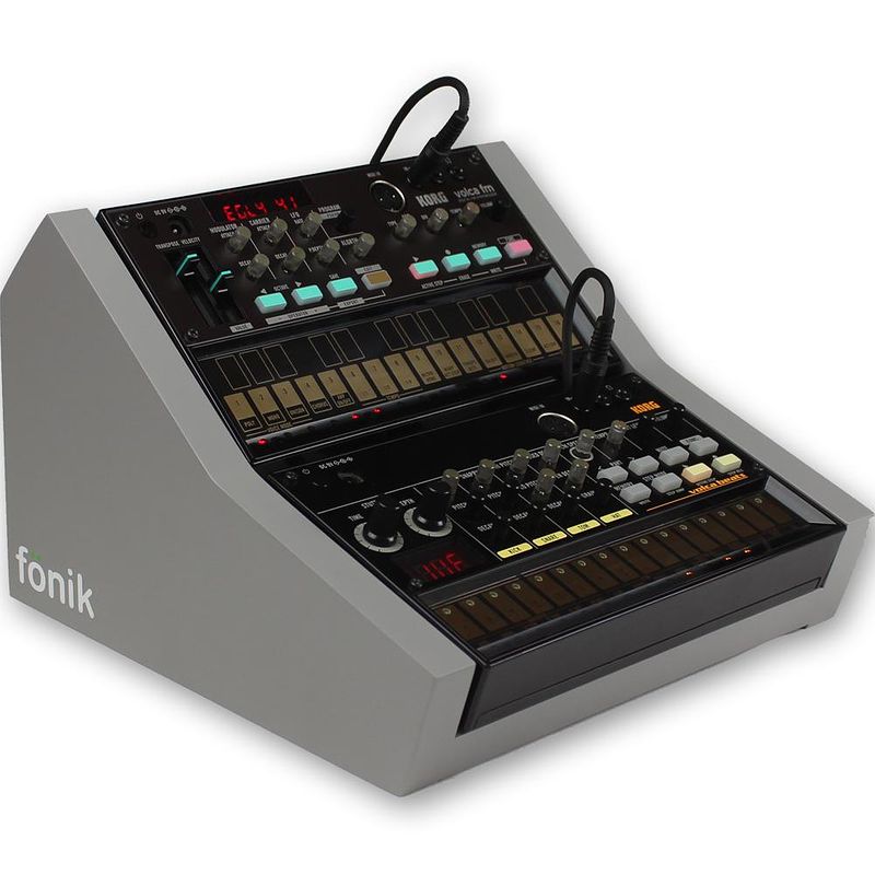 Foto van Fonik audio innovations grijs voor 2x korg volca