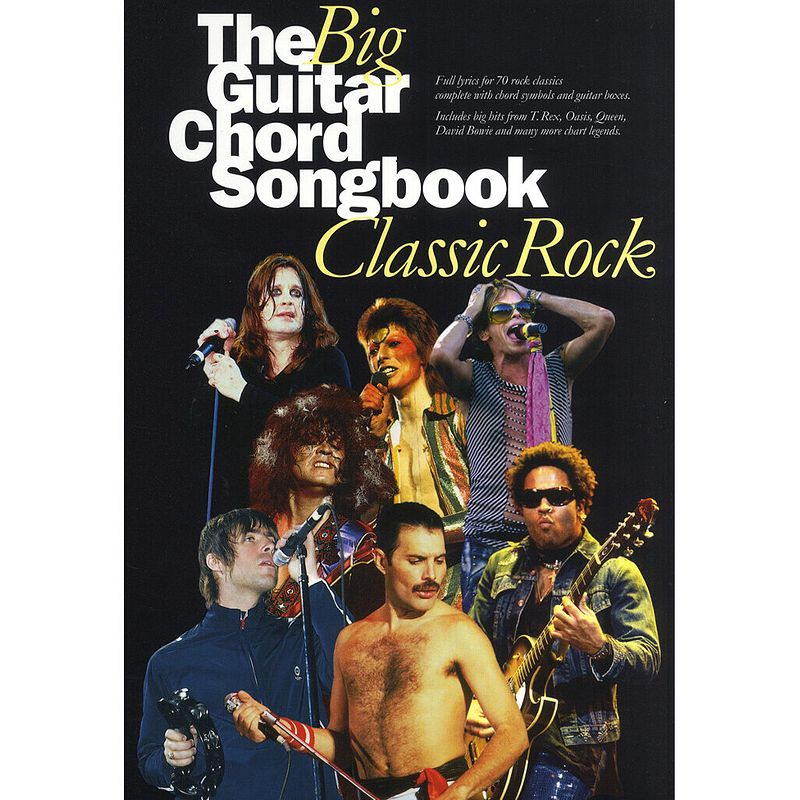 Foto van Wise publications the big guitar chord songbook: classic rock gitaarboek