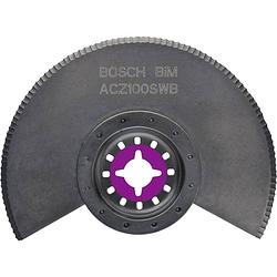 Foto van Bosch accessories 2609256976 acz 100 swb bimetaal segmentmes 100 mm 1 stuk(s)