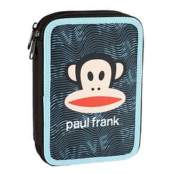 Foto van Paul frank etui new wave junior 20 cm polyester blauw 27-delig