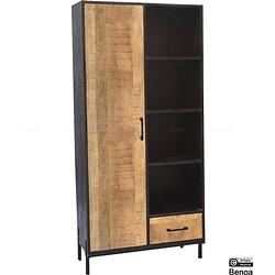 Foto van Benoa sabina sterre 1 drawer 1 door cabinet 90 cm