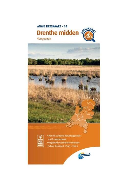 Foto van Drenthe midden - anwb - paperback (9789018047153)