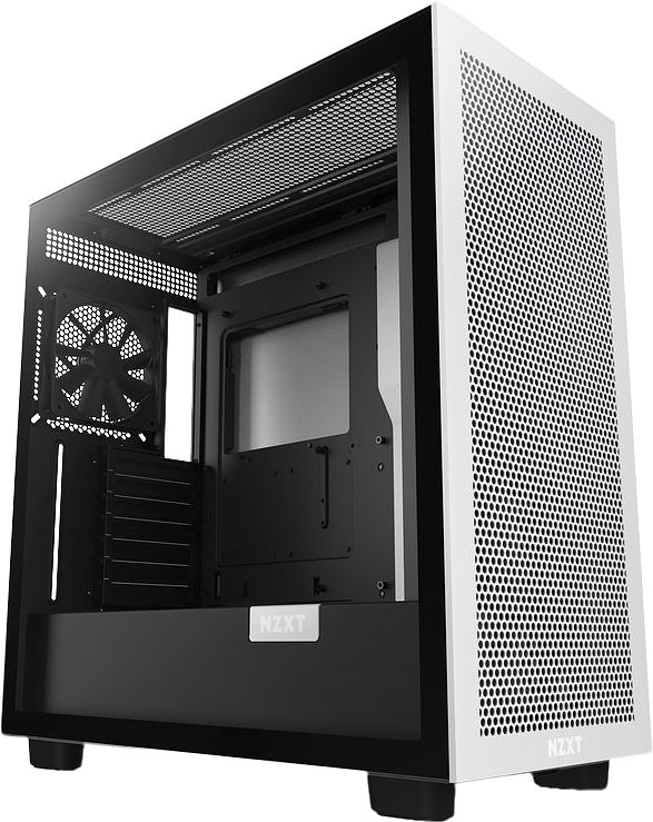 Foto van Nzxt h7 flow iconic black & white