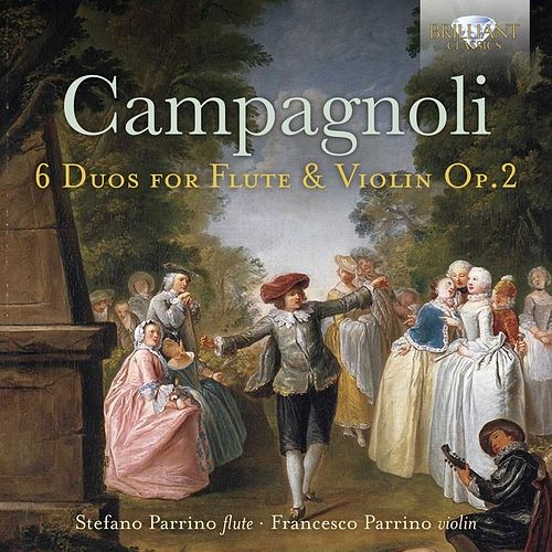 Foto van Campagnoli: 6 duos for flute and violin, op.2 - cd (5028421959740)