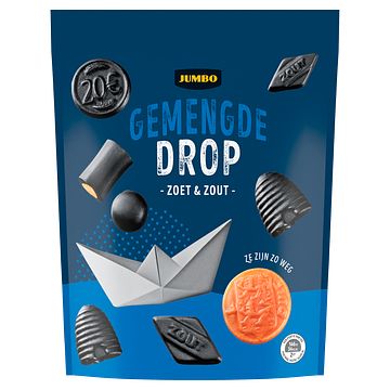 Foto van Jumbo gemengde drop zoet & zout 350g