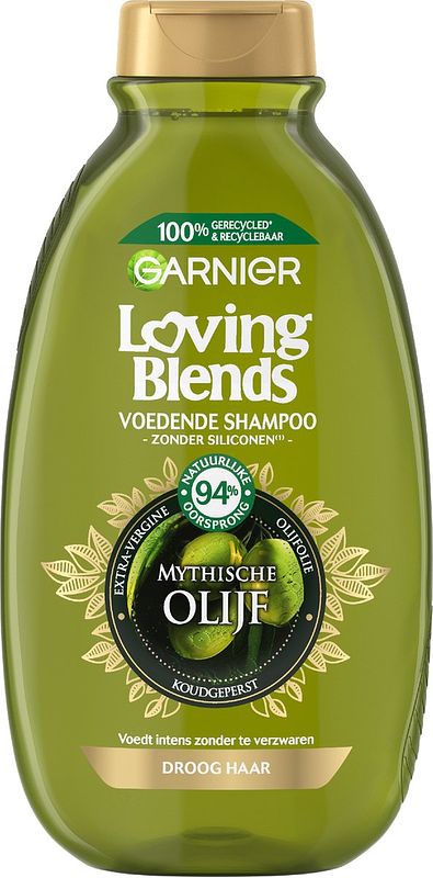 Foto van Garnier loving blends shampoo mythische olijf