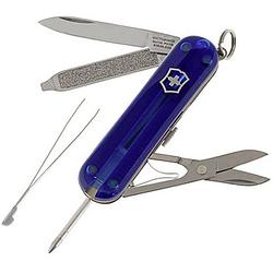 Foto van Victorinox signature 0.6225.t2 zwitsers zakmes aantal functies: 7 blauw (transparant)