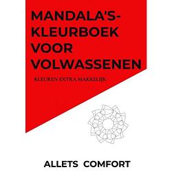 Foto van Mandala's-kleurboek voor volwassenen-kleuren extra makkelijk-a5 mini- allets comfort