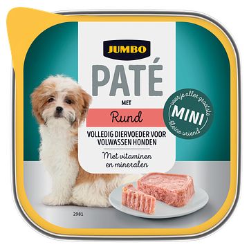 Foto van Jumbo pate met rund 100g