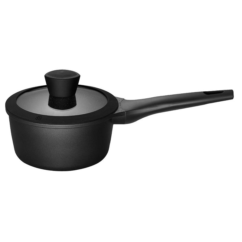 Foto van Sola steelpan met deksel fair cooking zwart ø 18 cm