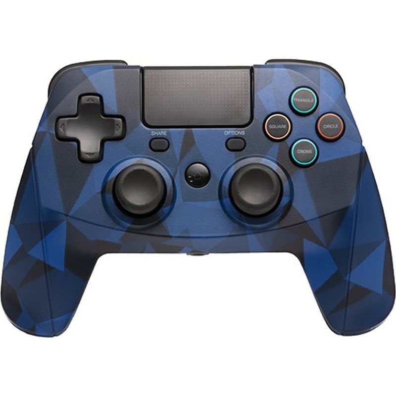 Foto van Snakebyte 4 s wireless gamepad playstation 4,playstation 3 blauw, camouflage