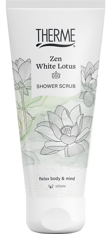 Foto van Therme zen white lotus shower scrub