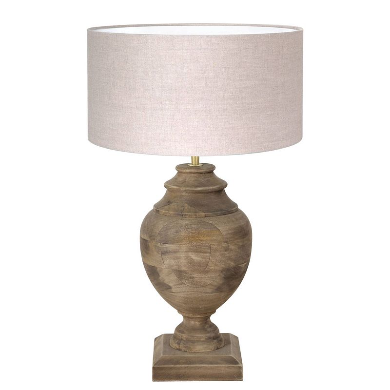 Foto van Light & living milazzo tafellamp beige