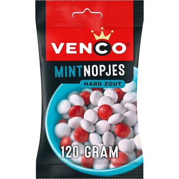 Foto van Venco mintnopjes hard zout 120g bij jumbo