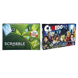 Foto van Spellenbundel - bordspel - 2 stuks - scrabble original & hasbro cluedo