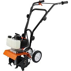 Foto van Maxx tuinfrees benzine - 3pk - 40cm - 2 takt 52cc - ploegmachine - grondfrees