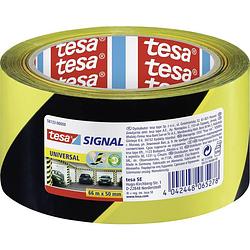 Foto van Tesa universal 58133-00000-00 markeringstape tesa signal geel, zwart (l x b) 66 m x 50 mm 1 stuk(s)