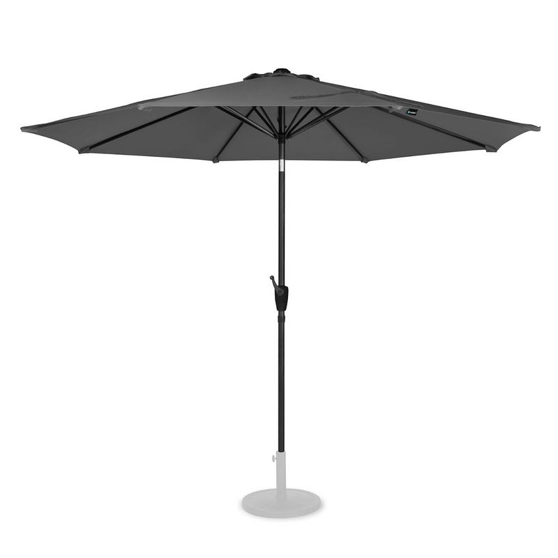 Foto van Vonroc parasol rosolina 280x280cm - kantelbaar - uv werend - grijs - excl. voet - incl. beschermhoes