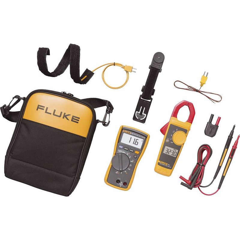 Foto van Fluke 116/323 multimeter, stroomtang digitaal cat iii 600 v weergave (counts): 6000