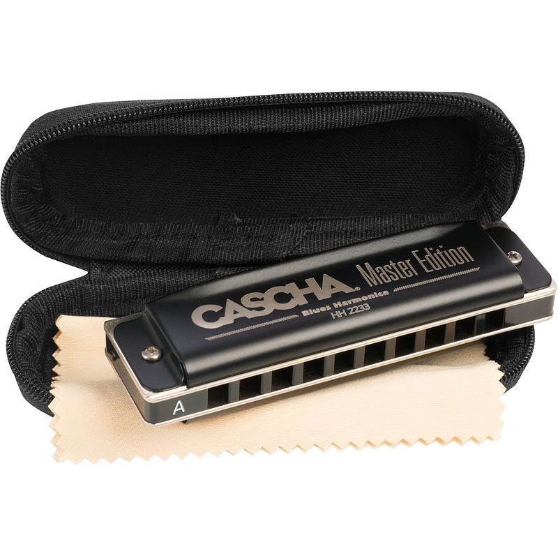 Foto van Cascha hh 2233 master edition blues mondharmonica in a