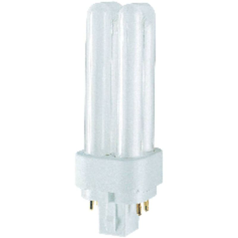 Foto van Osram spaarlamp energielabel: g (a - g) g24q-1 101 mm 230 v 10 w neutraalwit buis 1 stuk(s)