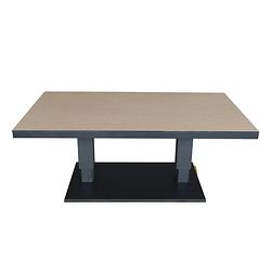 Foto van Sens-line - toscane lift table 150x90 - verstelbare tafel - grijs - aluminium