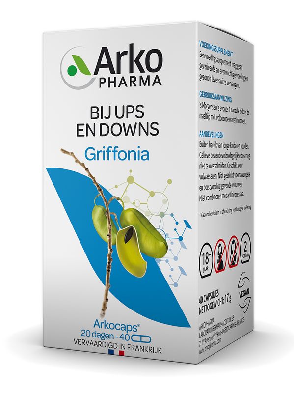 Foto van Arkocaps griffonia capsules 40st