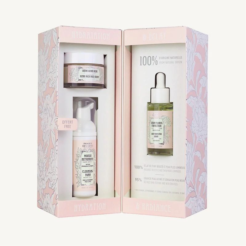 Foto van Panier des sens radiant peony face care set