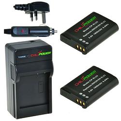 Foto van 2 x en-el23 accu's voor nikon - charger kit + car-charger - uk version