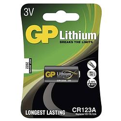 Foto van Gp lithium cr123 3v blister 1