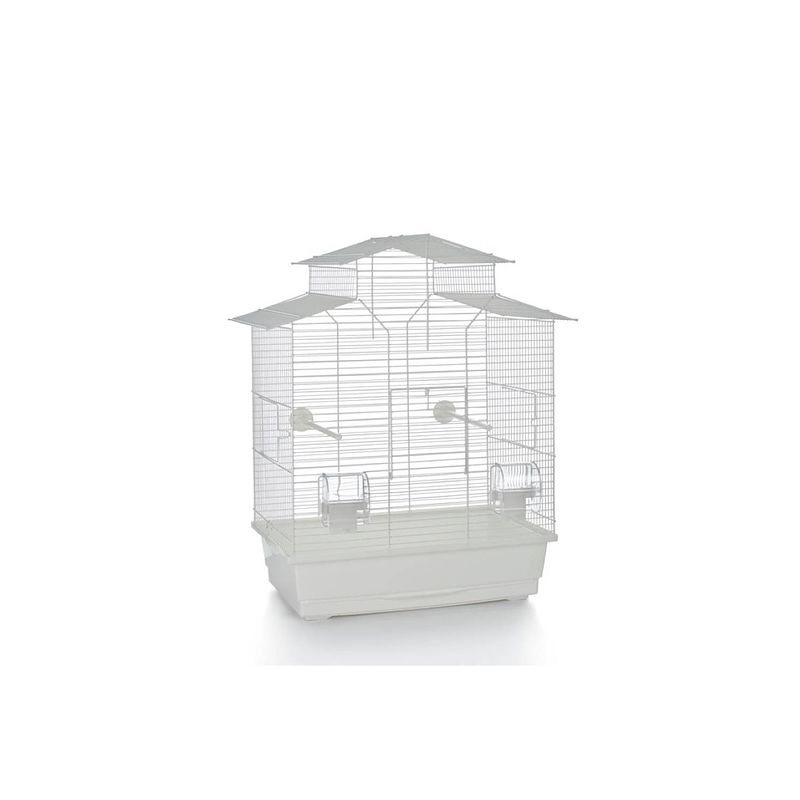 Foto van Vogelk iza 2 pagode wit 45x28x59,5 pet products