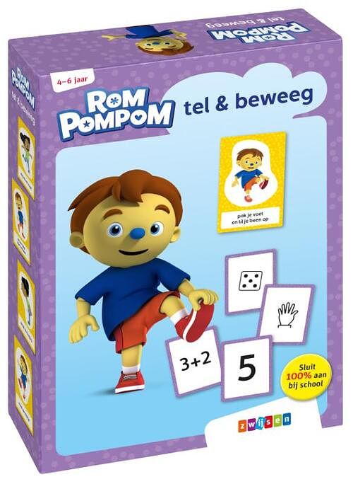 Foto van Rompompom tel & beweeg - paperback (9789048743810)