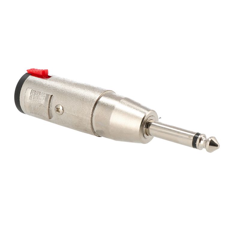 Foto van Devine ada141 adapter 6.35 mm jack female trs - 6.35 mm jack ts male