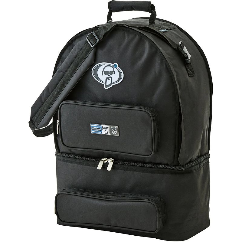 Foto van Protection racket 3275-46 snare & double bass drum pedal case tas voor 14 x 7 inch snaredrum en dubbele basdrumpedaal