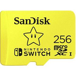 Foto van Sandisk extreme nintendo switch™ microsdxc-kaart 256 gb uhs-i, uhs-class 3 geschikt voor nintendo switch