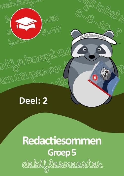 Foto van Redactiesommen - de bijlesmeester - paperback (9789492956750)