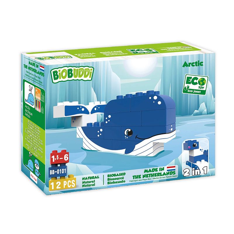 Foto van Biobuddi bouwpakket wildlife arctic 12-delig (bb-0101)