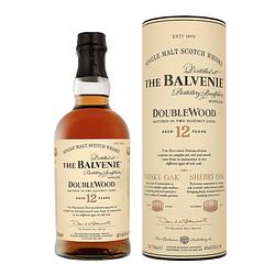 Foto van Balvenie 12 years doublewood 70cl whisky + giftbox