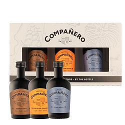 Foto van Companero miniature taste set 0.15 liter rum + giftbox